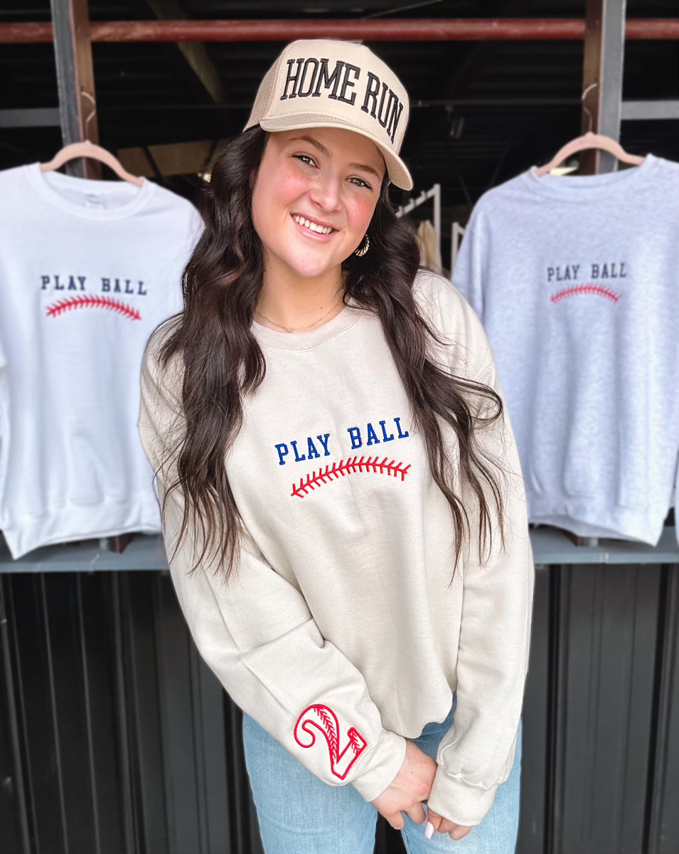 Play Ball Sweatshirt *11 Colors (S-3X) main image 0
