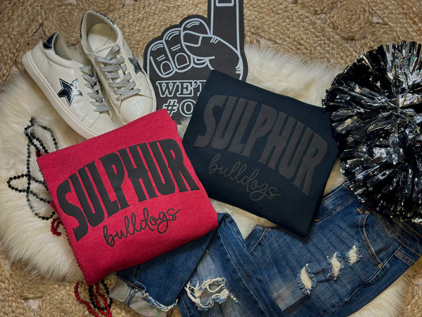 Custom Wording Puff Sweatshirt