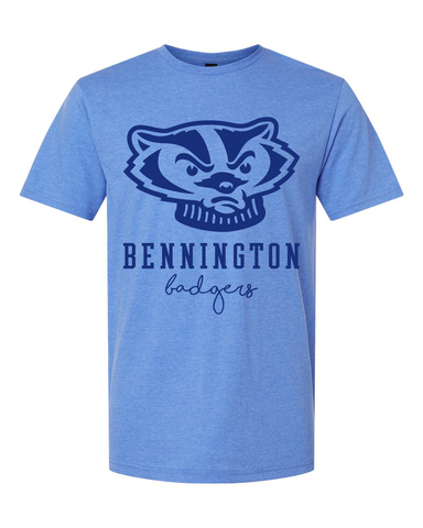 Oversized Tone on Tone Custom Mascot Tee