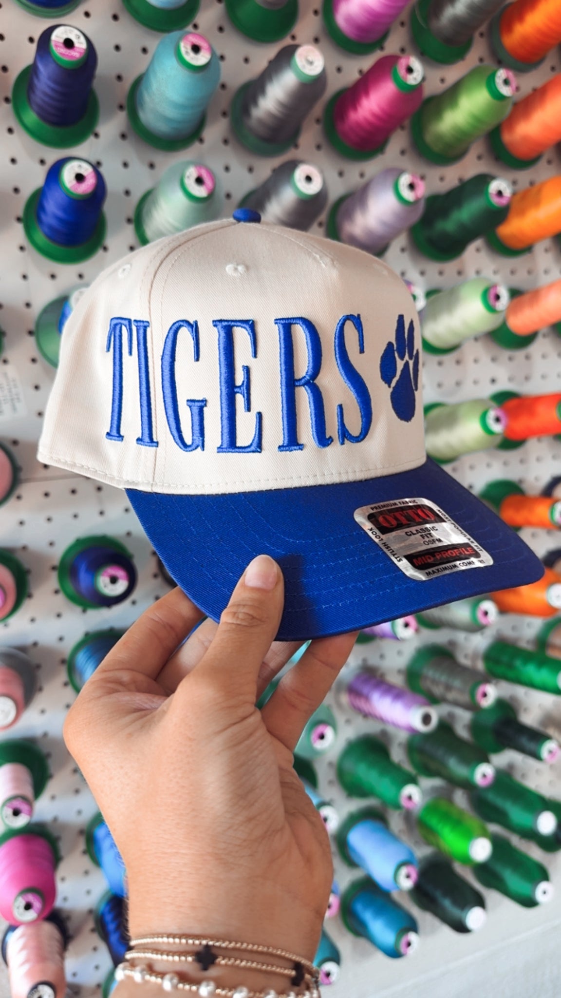 3D Side Embroidered Trucker with Image