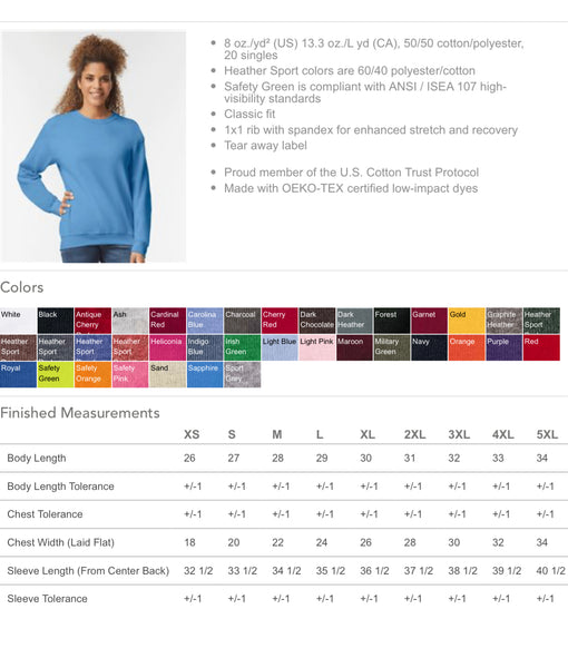 Custom Team Embroidered Sweatshirts