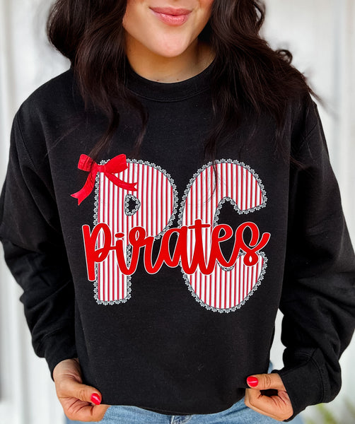 Seersucker + Lace Game Day Graphic Tee / Sweatshirt