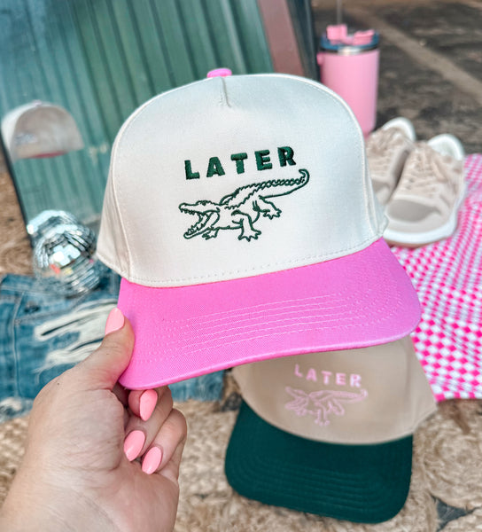 Later Gator Embroidered Trucker Hat