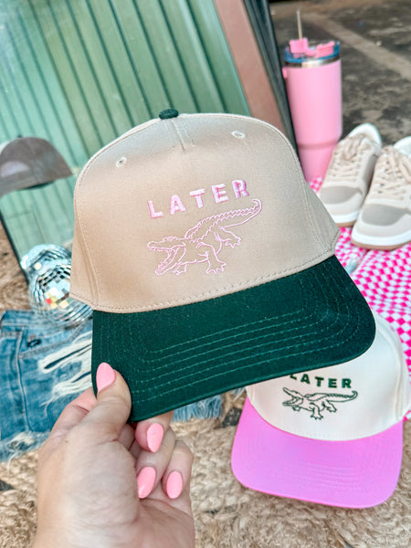 Later Gator Embroidered Trucker Hat