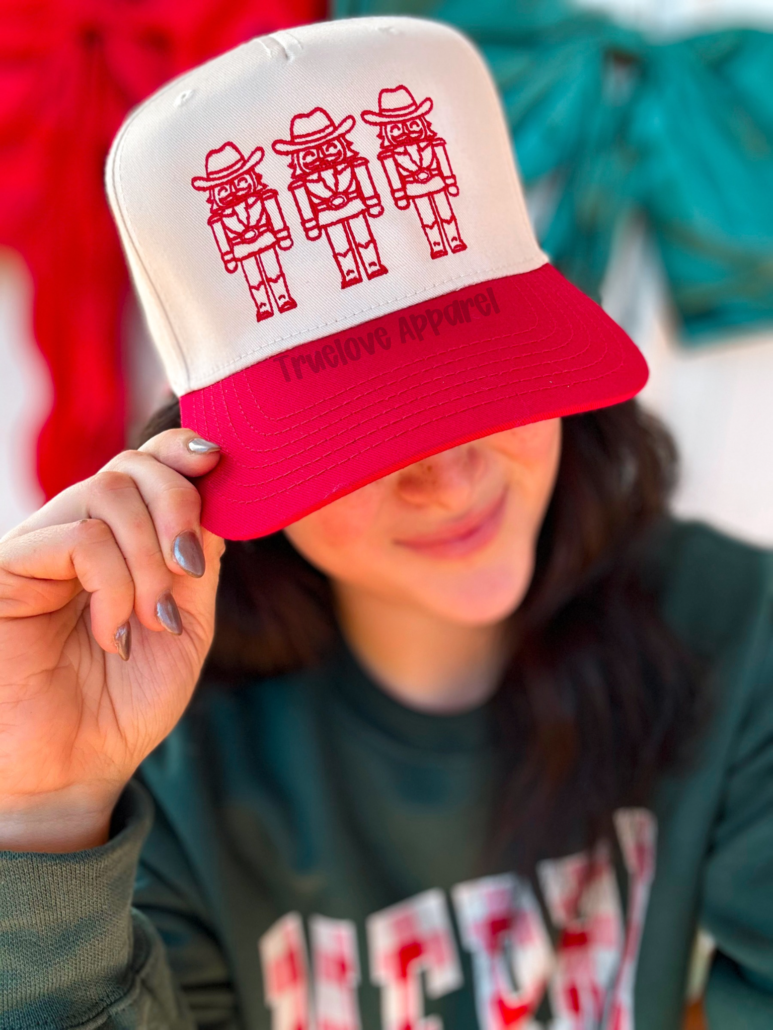 Cowboy Nutcracker Christmas Trucker Hat