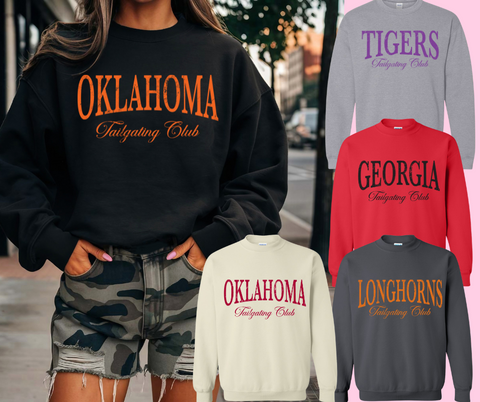 Custom Team Tailgating Club Tee / Sweatshirt