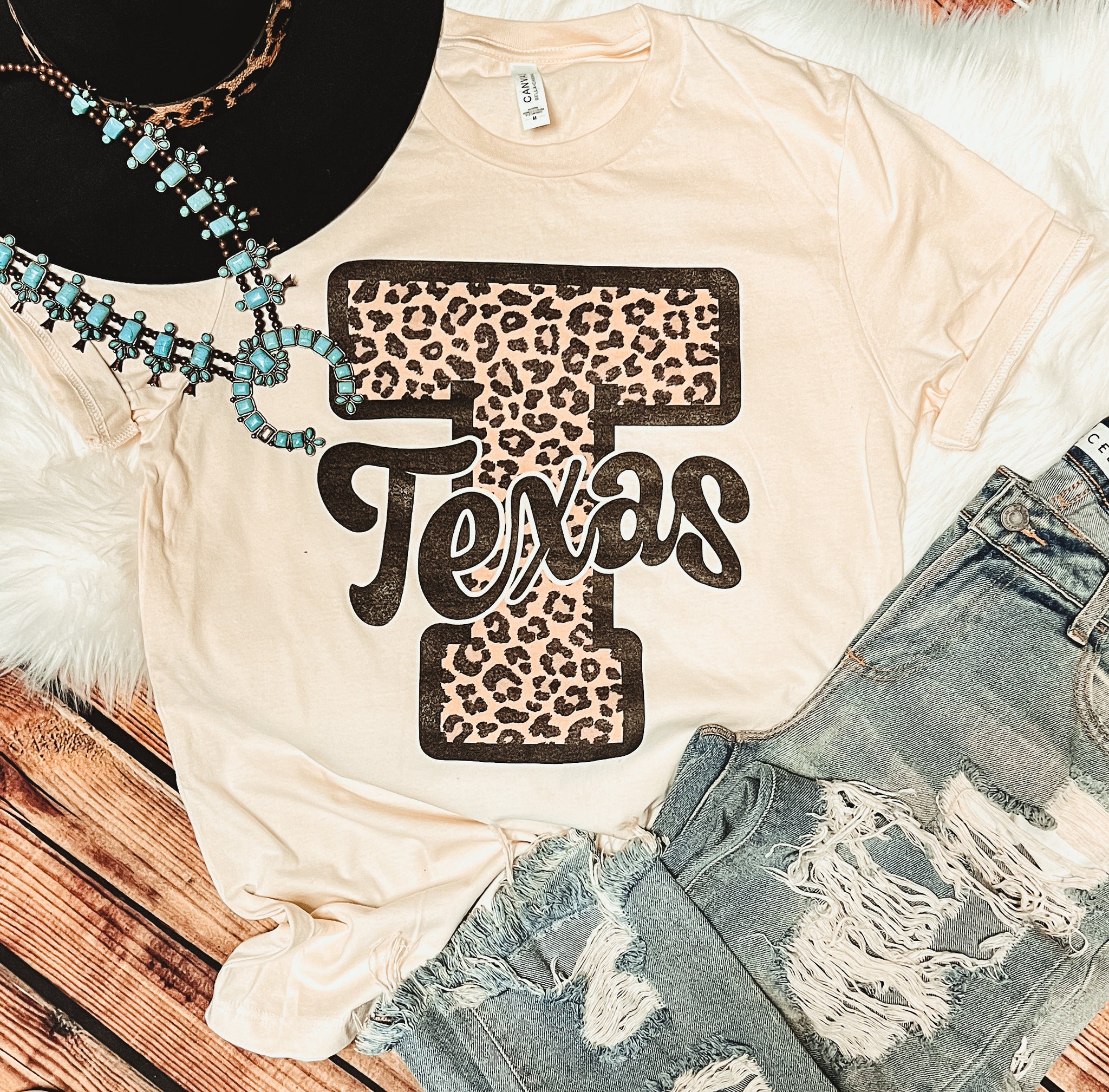 Leopard State Tee